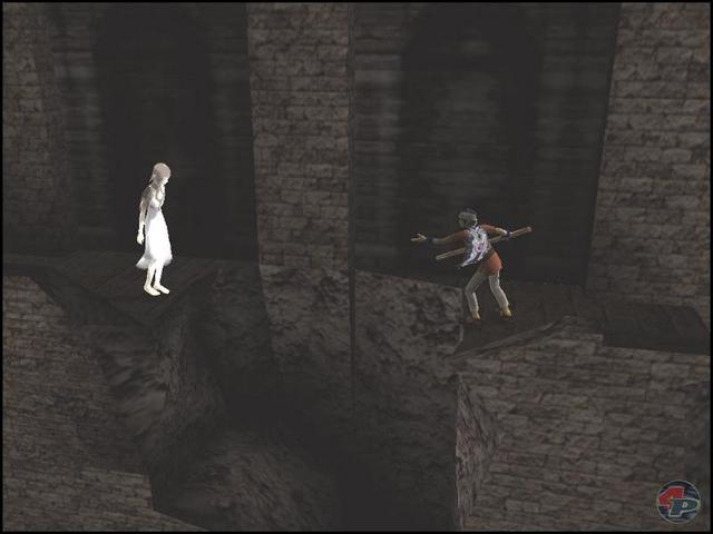 SCEA-Screenshots aus dem fertigen Spiel: Yorda muss Ico voll vertrauen. 17694