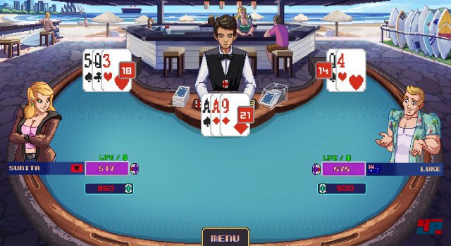 Screenshot - Super Blackjack Battle 2 Turbo Edition - The Card Warriors (PC)
