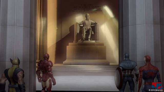 Die interessante Geschichte in Ultimate Alliance 2 dreht sich um den "Civil War" zwischen Iron Man und Captain America samt Sympathisanten.