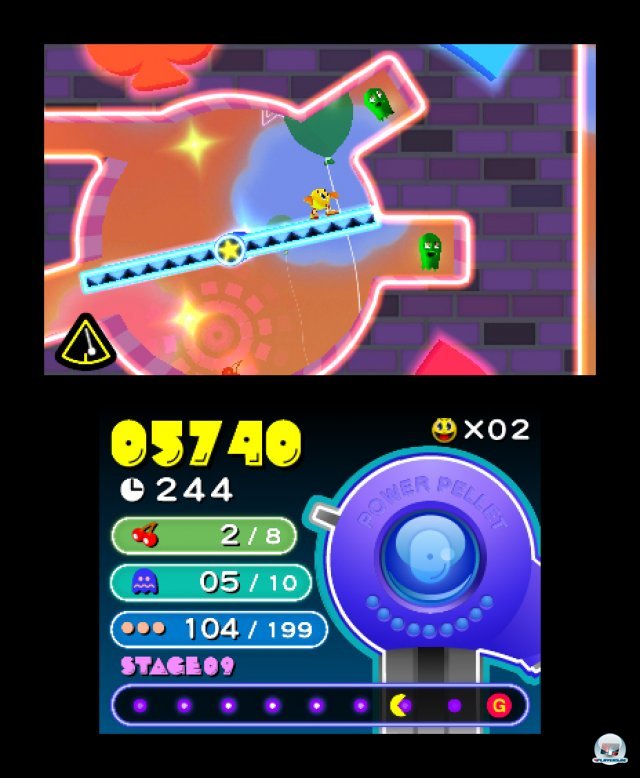 Screenshot - Pac-Man & Galaga Dimensions (3DS) 2257417