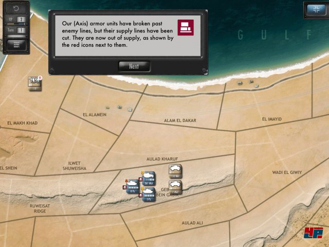 Screenshot - Desert Fox: The Battle of El Alamein (iPad)