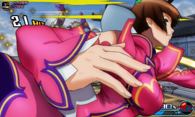Screenshot - Project X Zone 2: Brave New World (3DS)
