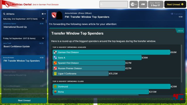 Screenshot - Football Manager Touch 2018 (Switch) 92564258