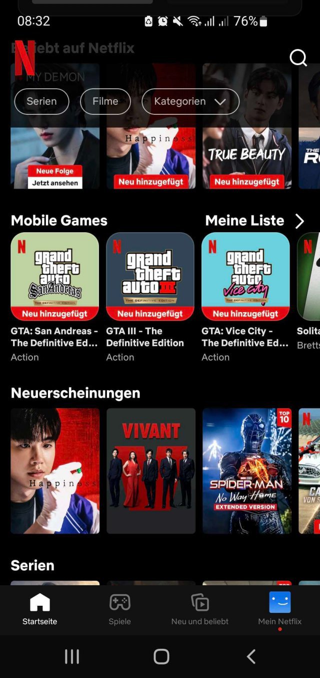 Ab sofort verfgbar: In der Netflix-App findet ihr die GTA Trilogy zum Download.