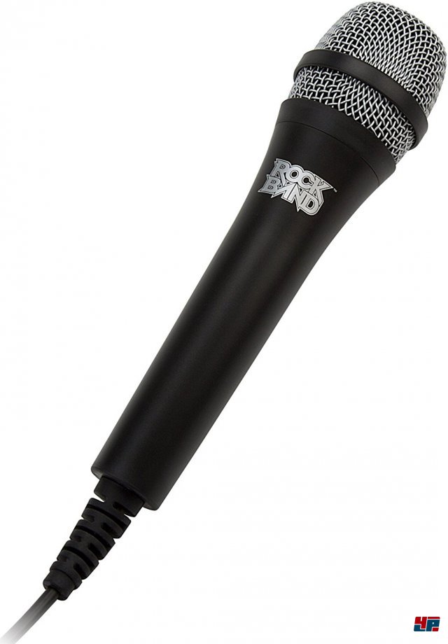 Das Mikrofon sieht edler aus, ist aber dennoch nur Karaoke-Hardware.