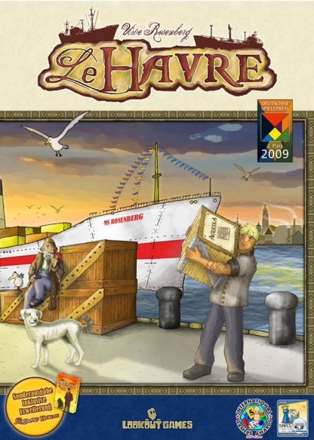 LeHavre erschien 2008 und war lange Zeit vergriffen. Mittlerweile gibt es eine neue Ausgabe von Lookout games fr knapp 40 Euro.