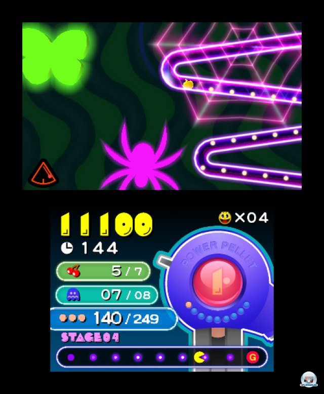Screenshot - Pac-Man & Galaga Dimensions (3DS) 2257382