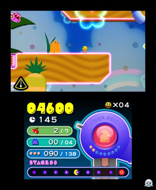 Screenshot - Pac-Man & Galaga Dimensions (3DS) 2257407