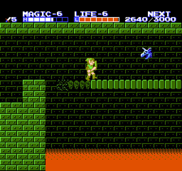 Die 2D-Passagen im zweiten Zelda erinnerten an Jump`n Runs.