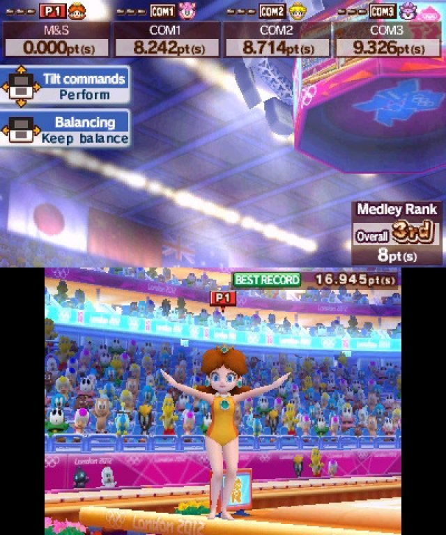Screenshot - Mario & Sonic bei den Olympischen Spielen: London 2012 (3DS)