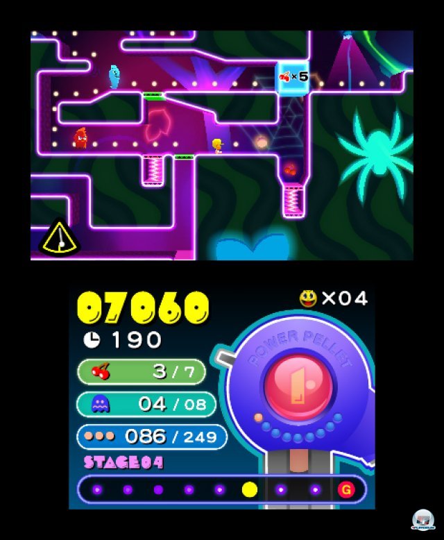 Screenshot - Pac-Man & Galaga Dimensions (3DS) 2257377