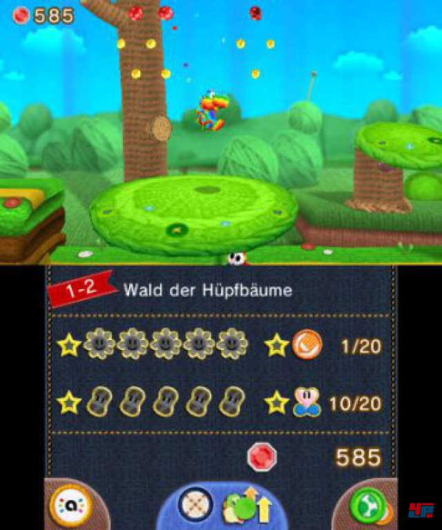 Screenshot - Poochy und Yoshi's Woolly World (3DS) 92539207