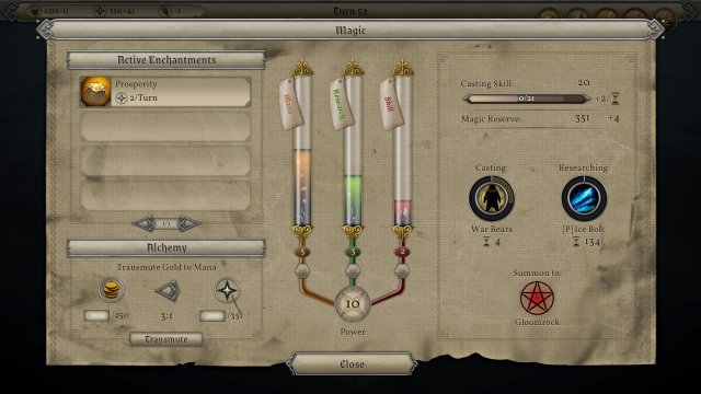 Screenshot - Master of Magic (PC)
