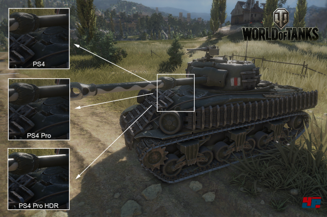 World of Tanks auf PS4 Pro