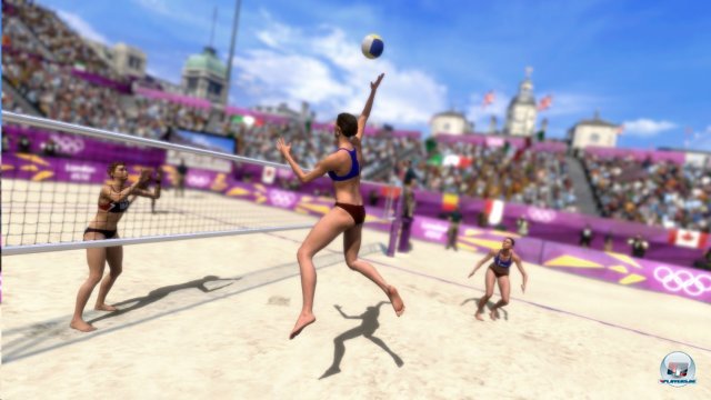 Beach-Volleyball gibt es ebenfalls, ist aber nur auerhalb der Olympiade spielbar.