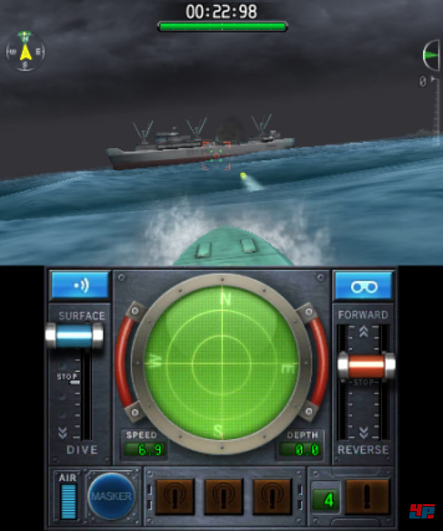 Screenshot - Steel Diver: Sub Wars (3DS)