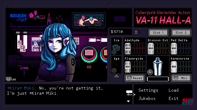 Screenshot - VA-11 Hall-A: Cyberpunk Bartender Action (PS4)