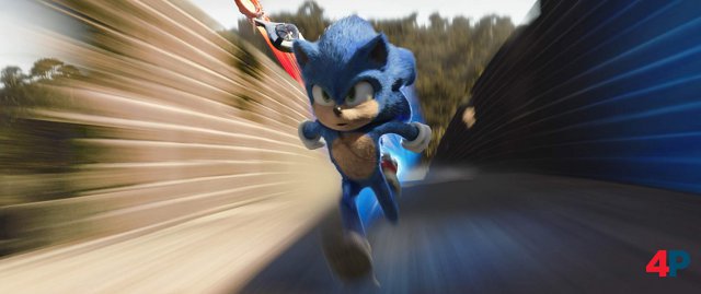 Schnell, schneller, Sonic: Die Highspeed-Passagen des Film werden der Spielvorlage gerecht.