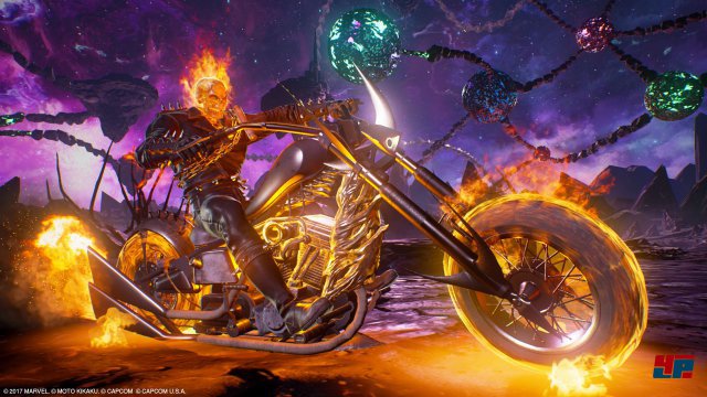 Auch Ghost Rider gehrt zur illustren Helden-Riege, die allerdings auf Mitglieder der X-Men verzichtet.