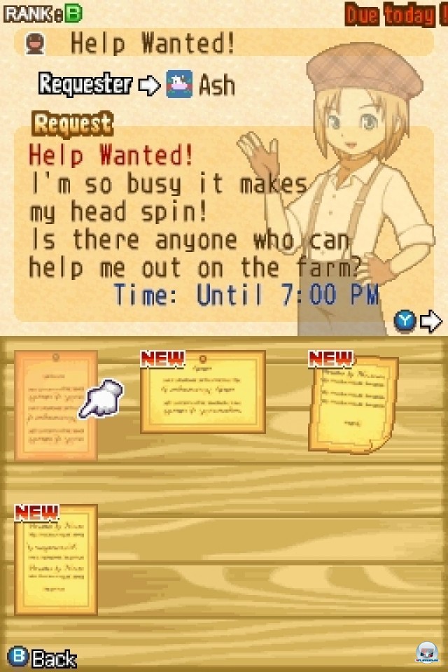 Screenshot - Harvest Moon: The Tale of Two Towns (NDS) 2232019
