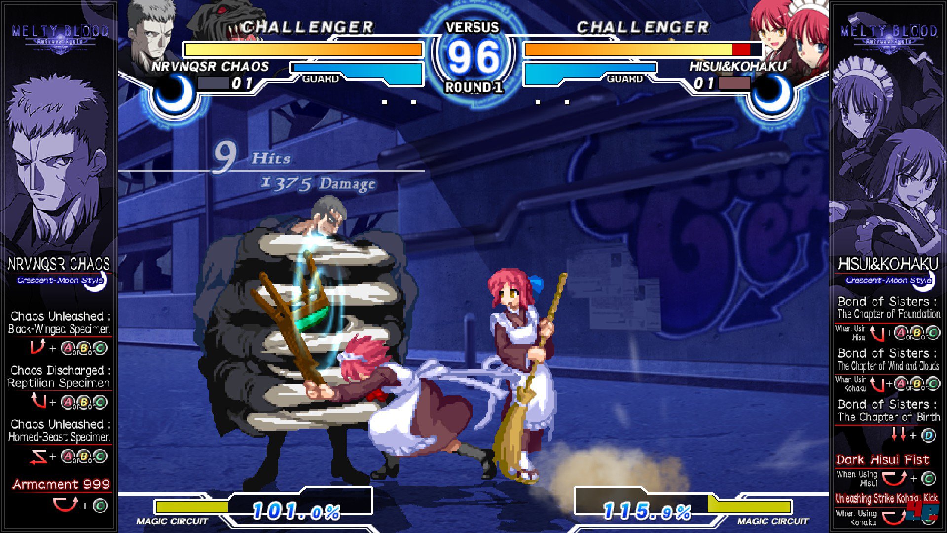Melty Blood: Actress Again - Current Code: Anime-Beat'em-Up ... - 