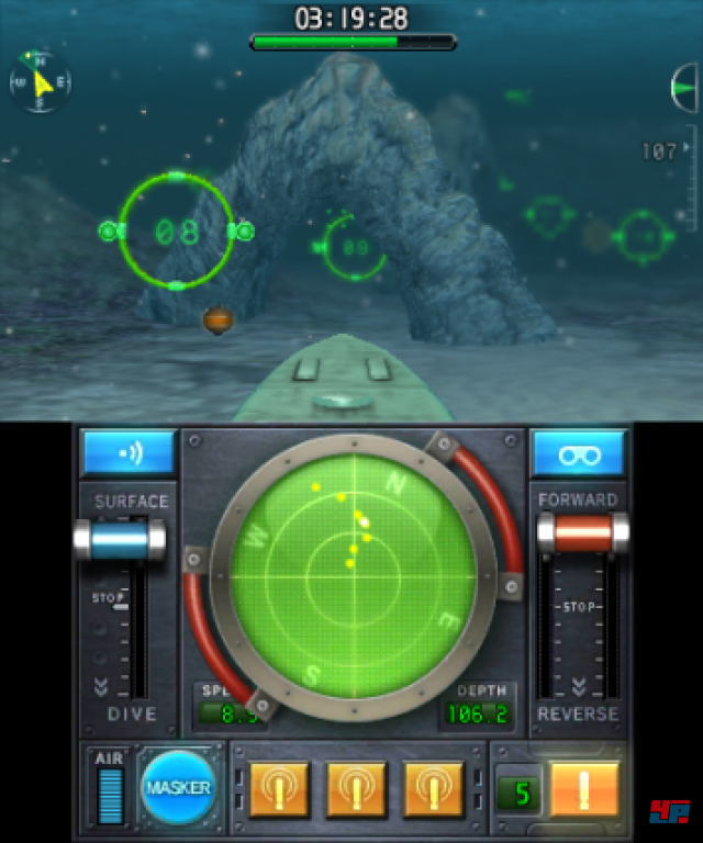Screenshot - Steel Diver: Sub Wars (3DS) 92478551