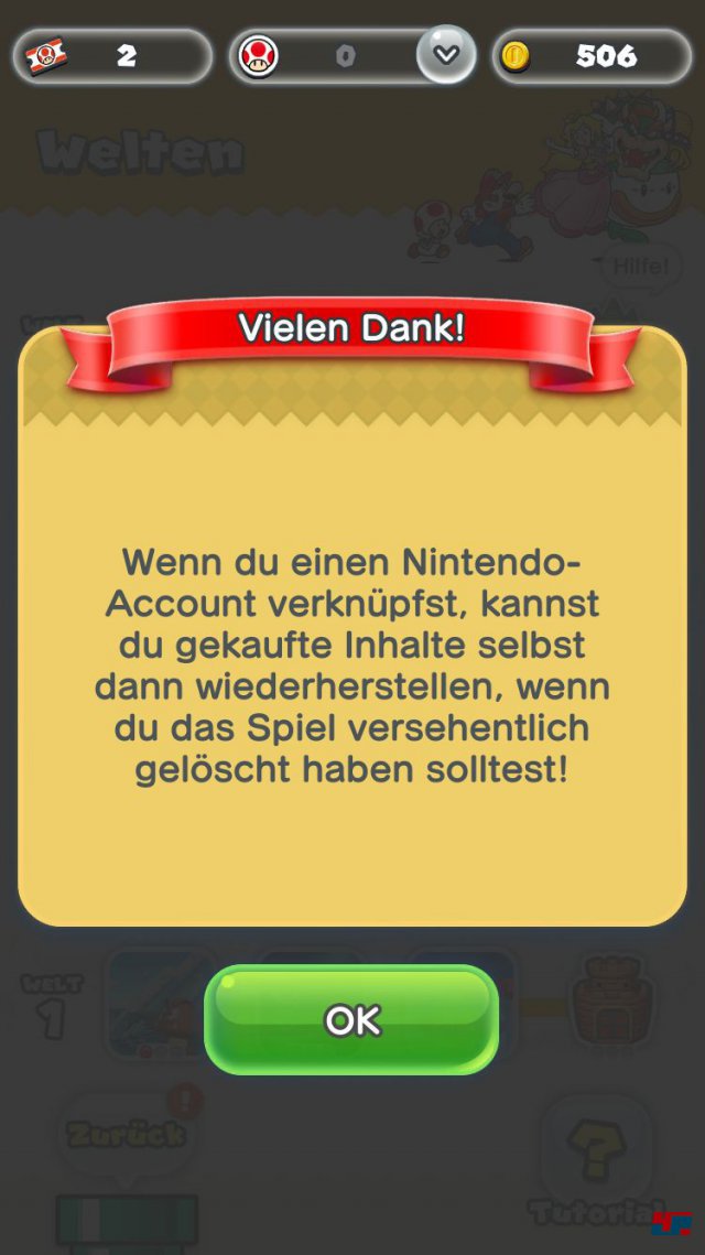 Screenshot - Super Mario Run (iPad) 92537685
