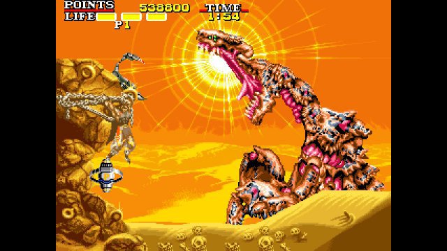 Die visuell stärkste Szene im Spiel: Kirin wird von seinem Auftraggeber betrogen und wird wie Prometheus ans Gebirge geschmiedet.