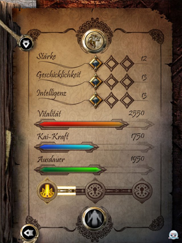 Mit der Zeit kann man den Kai-Lord und seine Talente entwickeln.