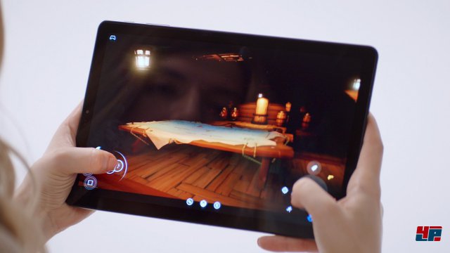 Streaming auf ein Tablet mit spezieller Touch-Oberflche