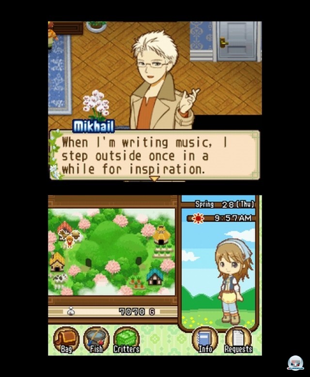 Screenshot - Harvest Moon: The Tale of Two Towns (NDS) 2232042