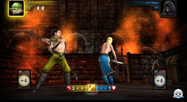 Die Kampfduelle werden in einem separaten Bildschirm inszeniert: Allerdings machen weder Helden noch ANimationen eine gute Figur.