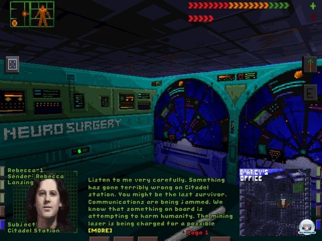 <b>System Shock (PC, 1994)</b><br><br> System Shock legte im Jahr 1994 den Grundstein: Der Genremix bereicherte den Egoshooter mit Rollenspiel-Elementen. In den Einstellungen lie sich sogar festlegen, wie sehr man sich auf die Action oder das Aufmotzen der Figur mit Bio-Implantaten konzentrieren wollte. Warren Spector und sein Team bei Looking Glass legten groen Wert auf eine umfangreiche Geschichte - im Gegensatz zu Doom und anderen frhen Shootern. Vertrieben wurde das Spiel von Origin. Ein Highlight war die dichte Atmosphre... 92457896