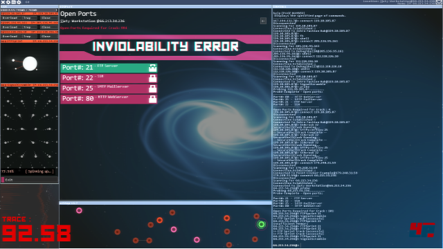 Screenshot - Hacknet (Linux)