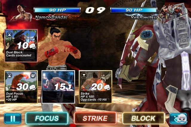 Screenshot - Tekken Card Tournament (iPhone)