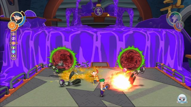Screenshot - Phineas und Ferb: Quer durch die 2. Dimension (PSP) 2358912
