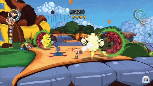 Screenshot - Phineas und Ferb: Quer durch die 2. Dimension (PSP) 2358872