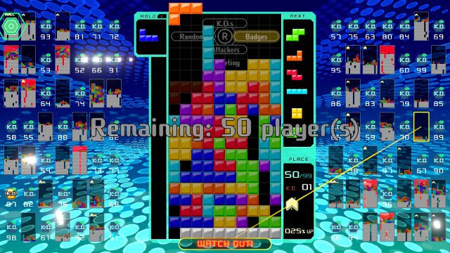 Anpassungsfreudig: Auch auf moderne Trends wie Battle Royale hat Tetris eine Antwort. 