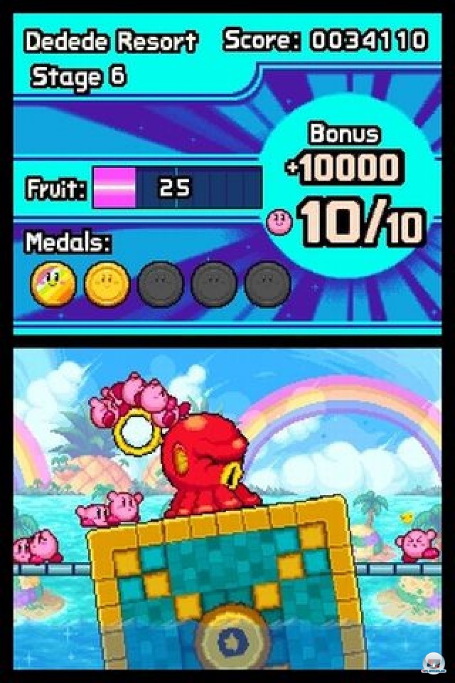 Screenshot - Kirby: Mass Attack (NDS)