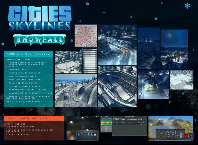 Screenshot - Cities: Skylines Snowfall (Linux)