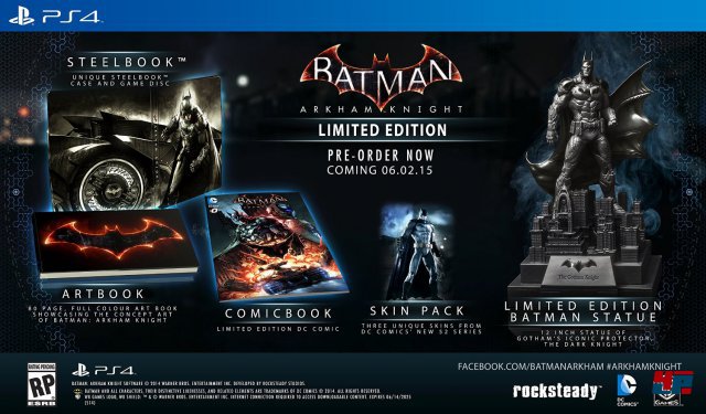 Batman: Arkham Knight Limited Edition - PS4-Version als Beispiel