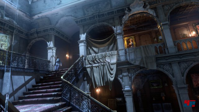 Im neuen DLC Blutsbande darf man das Croft-Anwesen erkunden - sogar in VR. 