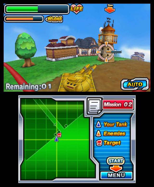Screenshot - Brave Tank Hero (3DS)