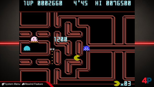 Die 8-Bit-Version der Pac-Man-Championship Edition rockt - vor allem im Turbo-Modus.