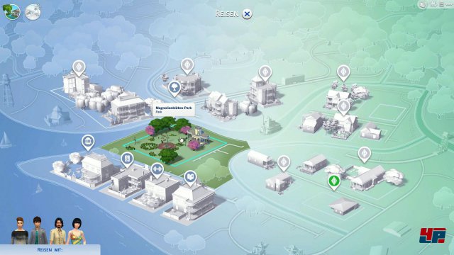 Die offene Welt des Vorgngers ist einem modularen Prinzip gewichen, das zwar mehr Sims auf einem Grundstck ermglicht, aber auch Ladezeiten mit sich bringt.