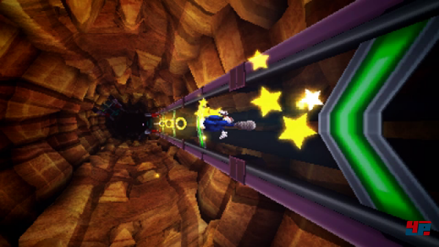 Die flotten 3D-Sequenzen und das Gleiten an Energiehaken flutschen deutlich flssiger als im aktuellen Spiel fr Wii U.
