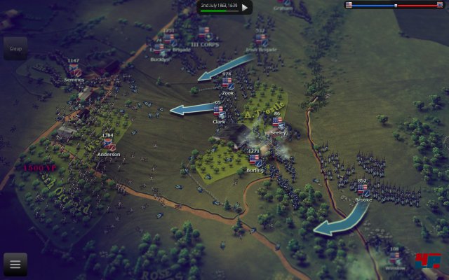Screenshot - Ultimate General: Gettysburg (iPad) 92508645