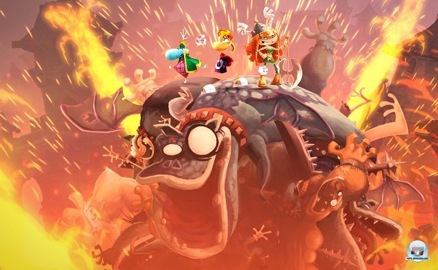 <b>Rayman Legends (Wii U)</b><br><br>
Bab - bab - baah! Die singenden und tanzenden Bonuspunkte sind zurck - diesmal (vorerst?) exklusiv fr Wii U. Bis zu vier Spieler hpfen und kloppen mit Rayman & Co, ein Fnfter albert mit Frosch Murphy herum. Der grinsende Helfer schwebt mit blitzschneller Touchscreen-Steuerung auf dem Bild umher, bewegt Zahnrder, klappt rhythmisch Plattformen herbei. Schon die im eShop erhltliche Demo macht richtig gute Laune, am 28. Februar startet die Vollversion durch. 92434232
