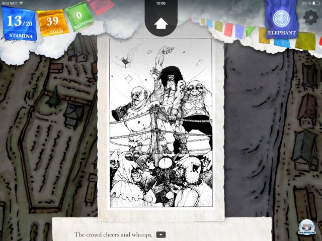 Screenshot - Sorcery! - Teil 2 (iPad)