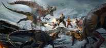 Second Extinction: Spielszenen-Video: Amir, Jrgen und Ortega im Kampf gegen mutierte Dinosaurier